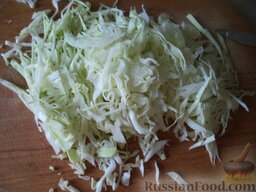 Салат из белокочанной капусты, огурцов и редиса: Как приготовить салат из белокочанной капусты, огурцов и редиса:    Капусту вымыть, нашинковать.
