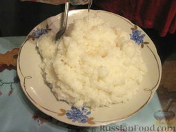 Суши домашние: Вот он, наш готовый рис - специальный! Для приготовления роллов. Здесь очень важно, чтобы рис был именно специальный, т.к. это основа нашего блюда.