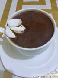 Какао с молоком: Какао на молоке готово.