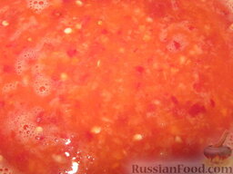 Баклажаны "Огонек", вареные: Залить овощную смесь уксусом.