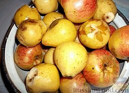 Яблочно-грушевое повидло: Как варить повидло из яблок и груш:    Фрукты промоем, очистим от 