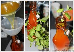 Апельсиновый ликёр: Разливаем апельсиновый ликер по бутылкам (или пьём прямо из кастрюли:)  Для более свежего вкуса положите веточку мяты прямо в бутылку.