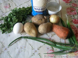 Куриный суп с клецками из манки: Наши ингредиенты для куриного супа с клецками. :)