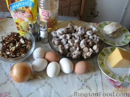 Салат куриный с грибами: Ингредиенты для куриного салата с грибами перед Вами.