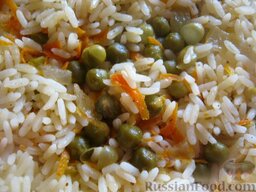 Рис с овощами на гарнир: Наш рис с овощами готов.  Приятного аппетита.