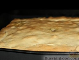 Пирог с мясом утки, картофелем и грибами: Пирог будет готов примерно через час, но поглядывайте - у всех ведь духовки по-разному пекут...