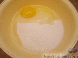 Кокосовое печенье "Соблазн": Как приготовить кокосовое печенье:    Смешать сахар и яйцо.