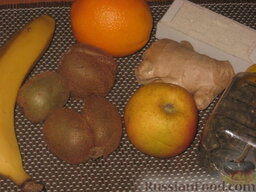 Смузи "Освежающий": Для рецепта можно использовать вместо апельсина грейпфрут, а можно все и сразу.