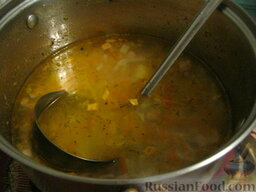Суп с колбасой  "Для ленивой хозяйки": Суп с вареной колбасой 