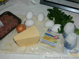 Роллы с мясом на завтрак: Продукты для роллов с мясом самые обычные. А вместо нори - лаваш.