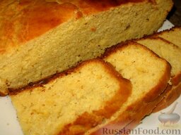 Кукурузный хлеб: Кукурузный хлеб готов. Приятного аппетита!