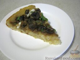 Картофельный пирог с грибами: Вот такой пирог картофельный с грибами получился. Приятного аппетита!