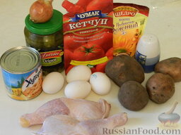 Салат с курицей и фасолью «Каприз»: Как приготовить салат с фасолью и курицей?