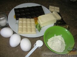 Шоколадные маффины: Ингредиенты для шоколадных маффинов.