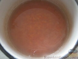 Суп из красной чечевицы: Чечевицу промыть.