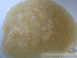 Постный суп харчо: Рис промыть в холодной воде.