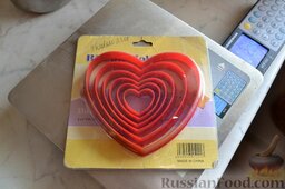 Салат "Чёрное сердце амура": Вот такой набор формочек купил через интернет в Китае за 100 рублей. Прикольные? ))