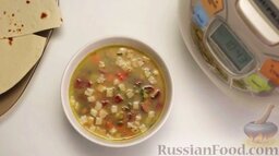 Гороховый суп (в мультиварке): Гороховый суп в мультиварке готов.  Приятного аппетита!