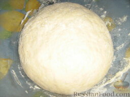 Пирожки жареные по-сицилийски: Наше тесто должно увеличиться в объеме хотя бы вдвое.