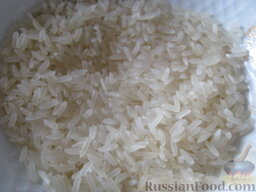 Суп рисовый с кабачками: Рис промыть.
