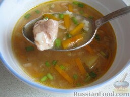 Экономный рыбный суп: Экономный рыбный суп готов.  Приятного аппетита!