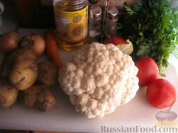 Постный суп-пюре овощной: Продукты для овощного супа-пюре перед вами.