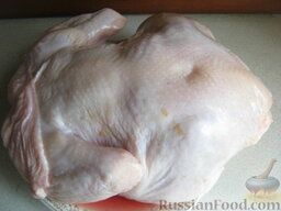Шашлык куриный на сковороде: Как приготовить шашлык куриный на сковороде:    Курицу бройлерную вымыть.