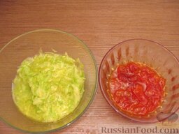 Овощной суп-пюре: Подготовленные овощи смешать и пюрировать блендером. При необходимости досолить.