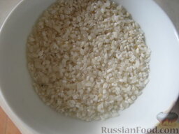 Легкий супчик с цветной капустой: Рис хорошо промыть.