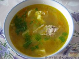 Куриный суп с перловкой и цветной капустой: Суп куриный с перловкой и цветной капустой готов.  Приятного аппетита!