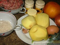 Томатный суп с фрикадельками: Продукты для томатного супа с фрикадельками.
