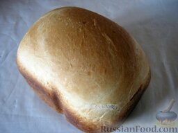 Домашний хлеб из хлебопечки: Домашний хлеб в хлебопечке готов.  Приятного аппетита!