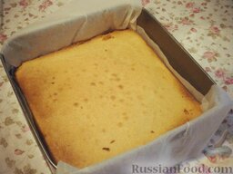 Пляцок (торт) "Секрет монашки" (Sekret mniszki): Ориентируйтесь, пожалуйста, на свою духовку, и следите за тестом. Мое испеклось за 20 минут.
