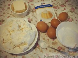 Пляцок (торт) "Секрет монашки" (Sekret mniszki): Приготовление творожного крема: