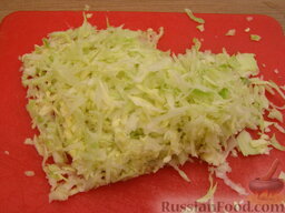 Капустный салат с дайконом и брынзой: Как приготовить капустный салат   с дайконом и брынзой:    Капусту натереть на терке.