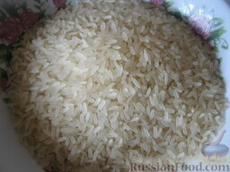 Суп постный фасолевый: Промыть рис. Можно его залить кипятком на 5 минут.