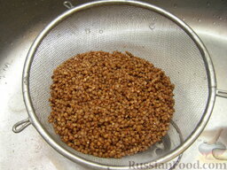 Гречневая каша с орехами: Как приготовить гречневую кашу с орехами:    Гречневую крупу промыть.