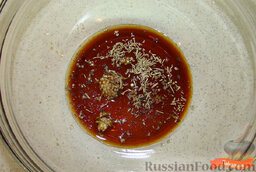 Запеченная баранина: Как приготовить запеченную баранину:    Соединить соевый соус, бальзамический уксус, чеснок, тимьян, перец, соль,
