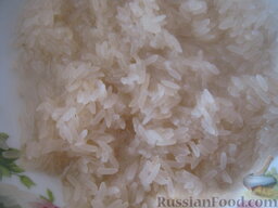 Щи из квашеной капусты с рисом: Рис хорошо промыть.