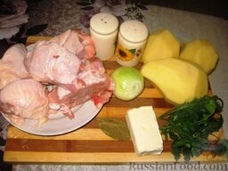 Бозартма из курицы: Продукты, чтобы приготовить бозартму из курицы.