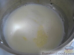 Каша рисовая с тыквой на молоке (в мультиварке): Молоко вскипятить.
