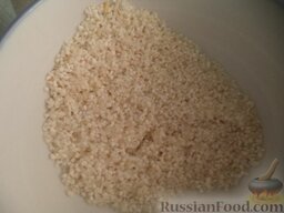 Фасолевый суп с шампиньонами: Рисовую  сечку (или рис) хорошо промыть.