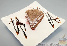 Шоколадно-вишневый торт "Черный лес": Великолепный торт 