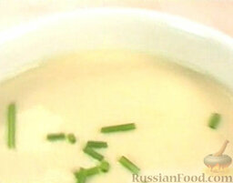 Вишисуаз (французский суп): Суп вишисуаз готов. Приятного аппетита!