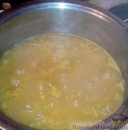 Тыквенный крем-суп: Когда ваш суп выглядит вот так - это означает, что его можно блендеровать.