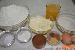 Пряничное тесто: Ингредиенты для пряничного теста.