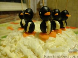 Салат "Пингвины на льдине": Для приготовления 