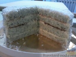 Маковый торт: Маковый торт в разрезе.