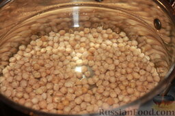 Шорба хумус (алжирский суп из нута): Нут положить в кастрюлю, залить большим количеством воды и оставить минимум на 12 часов.