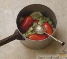 Томатный суп-пюре с мелкой пастой: Фото 1.